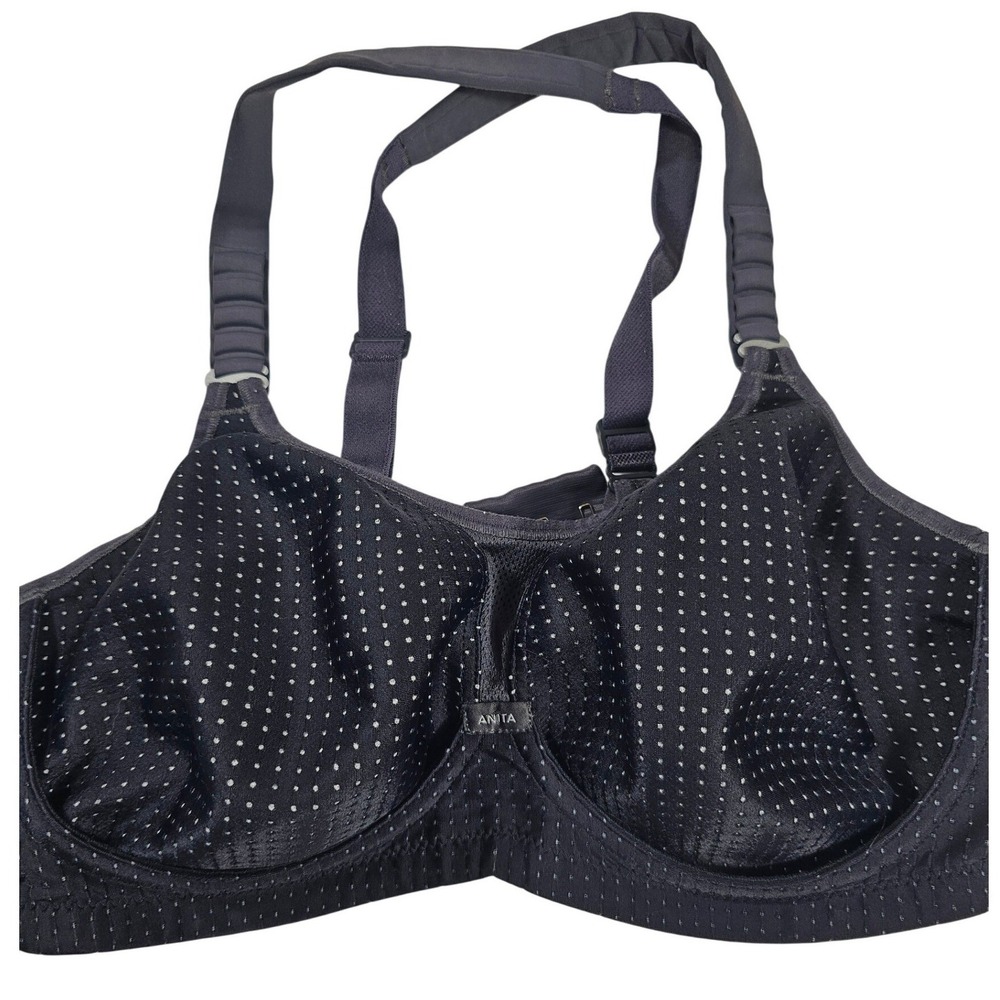 Anita Active 5527 Air Control Sports Bra Black Perforated High Impact 34C